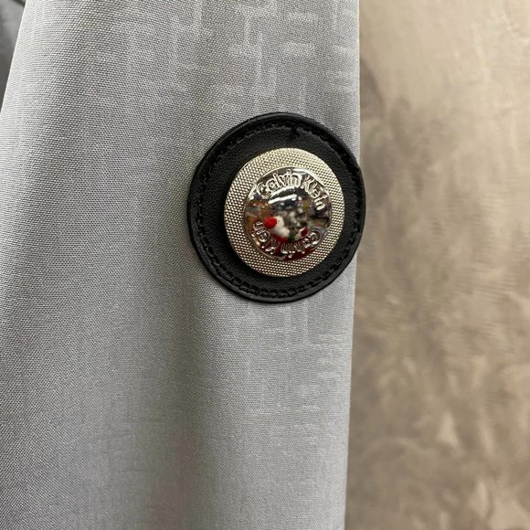 ****PRICE REDUCED*** Size M Calvin Klein Women's Gray Zip up Jacket - Picture 6 of 8